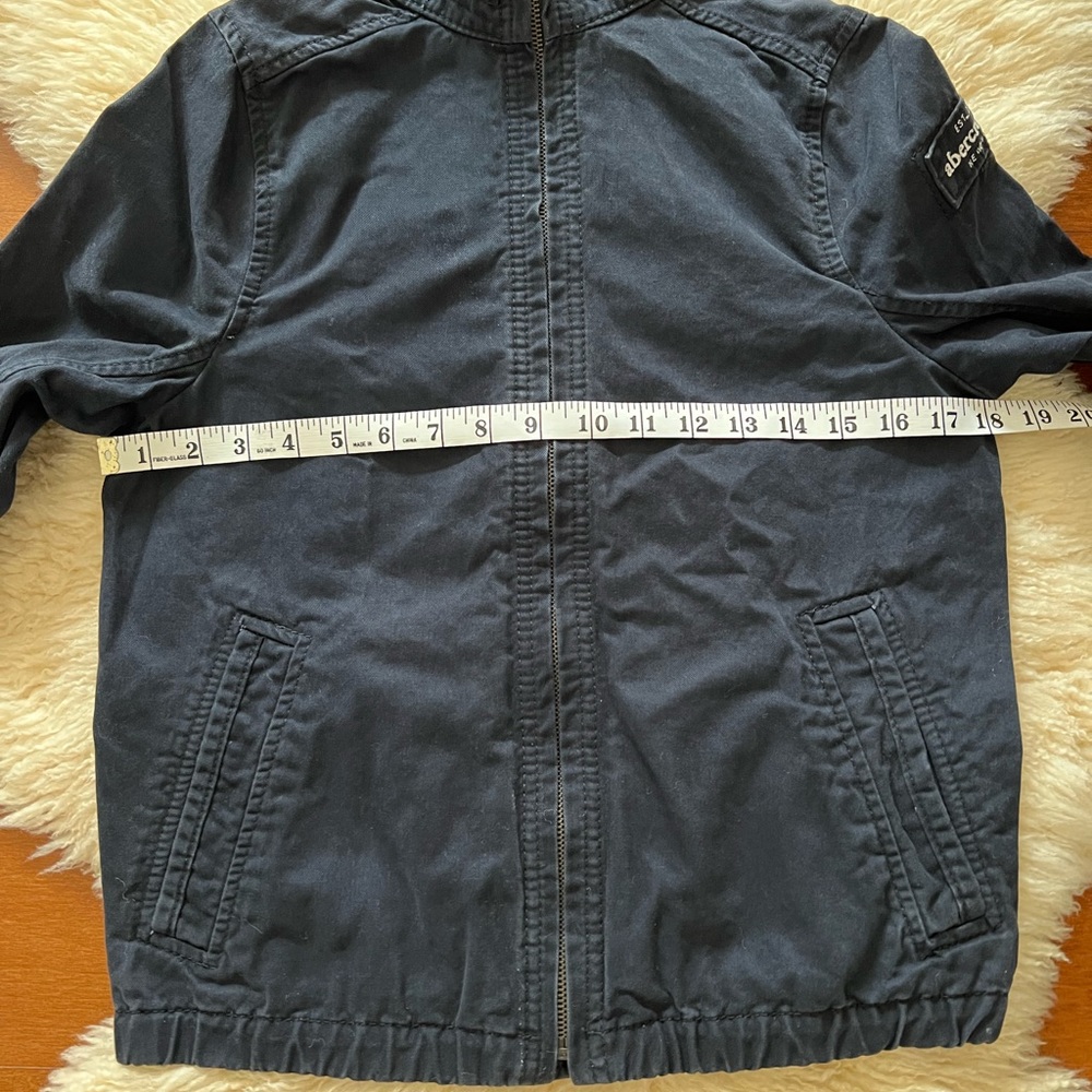 Abercrombie Kids Full Zip Navy Blue Jacket. Size XL. - Picture 5 of 8